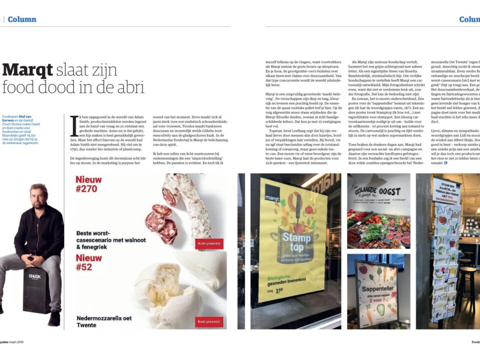 column food magazine by Olaf van Gerwen