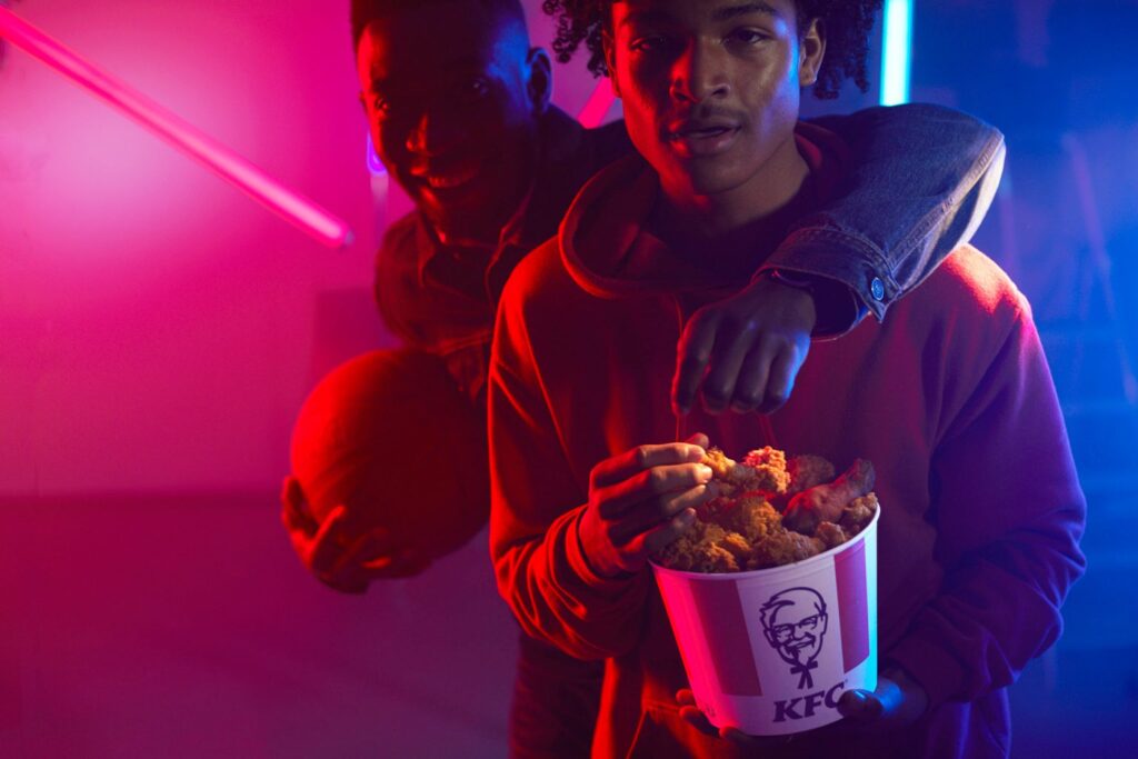 We discovered that our audience makes it a night out at KFC. We took that and translated it into our Culinary Foundation: RULE THE NIGHT.