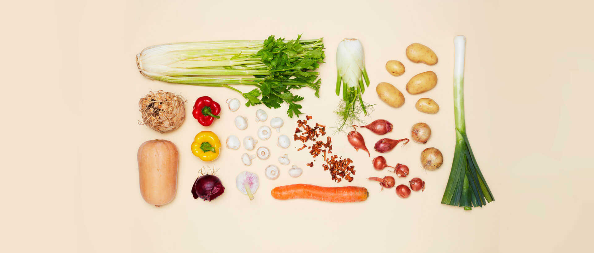 Leffe - food photography by Erik de Koning - main ingredients vegetables